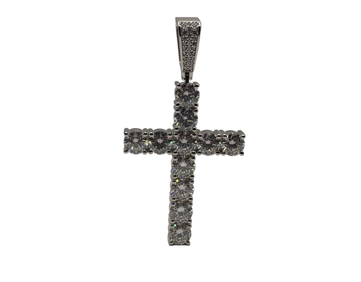 .925 Silver VVS Moissanite Stone Pendant