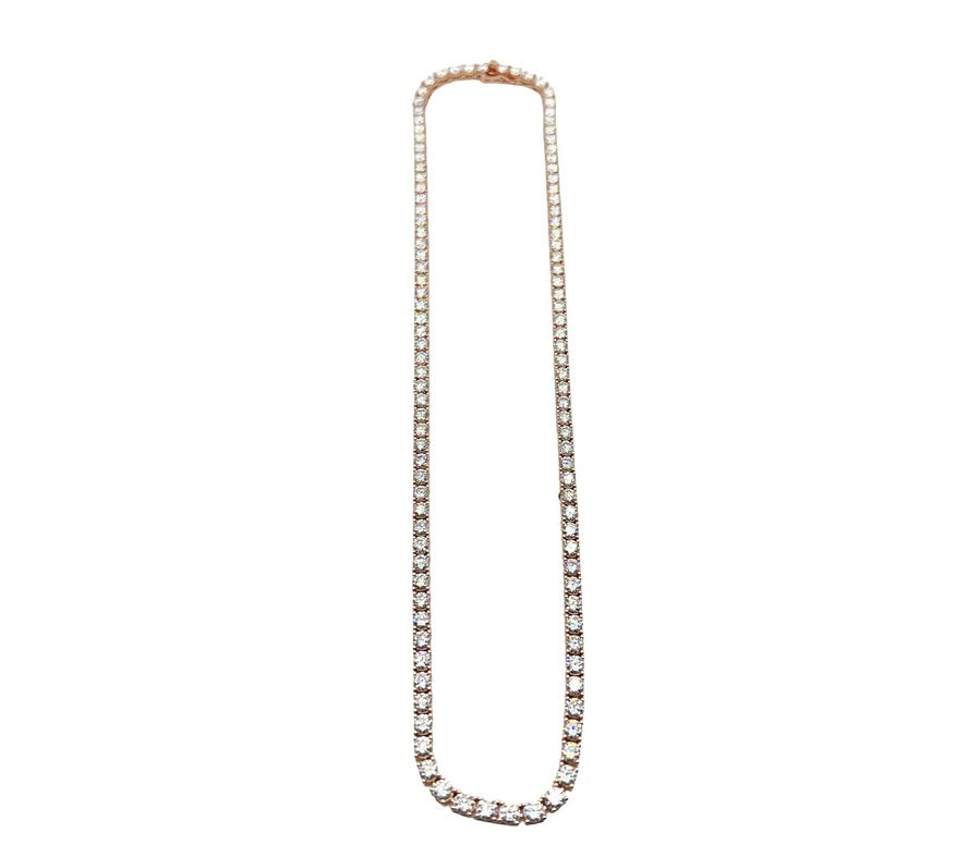 4MM Tennis Necklace .925