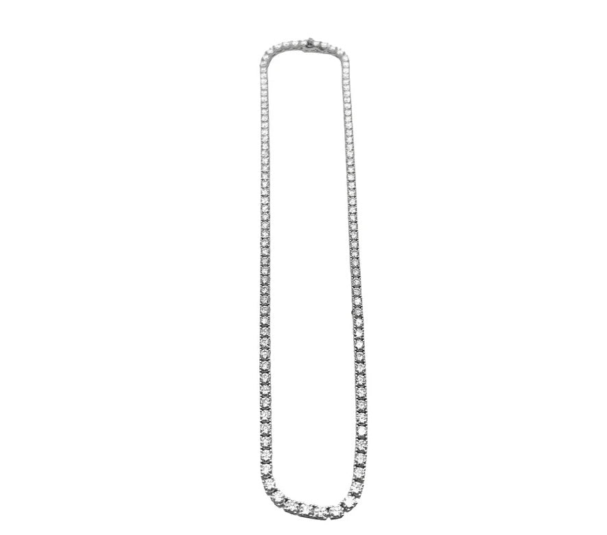 4MM Tennis Necklace .925